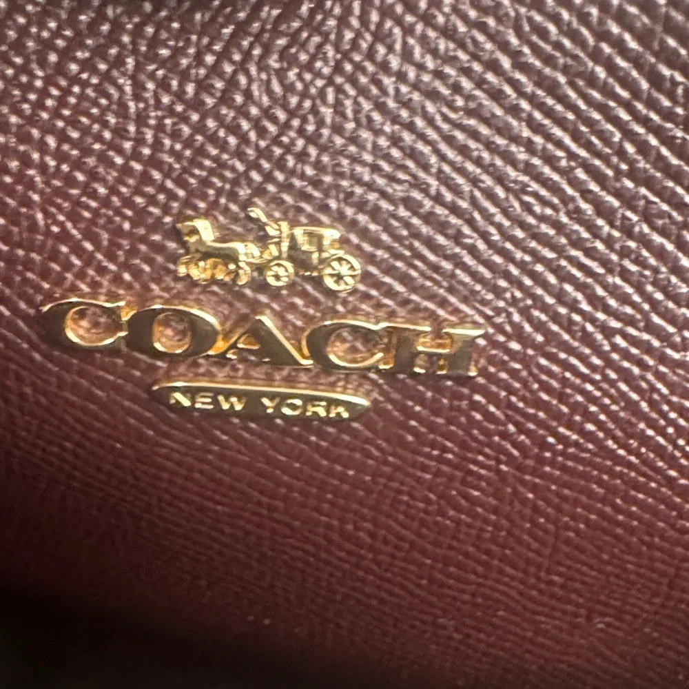 Coach Black Leather Satchel